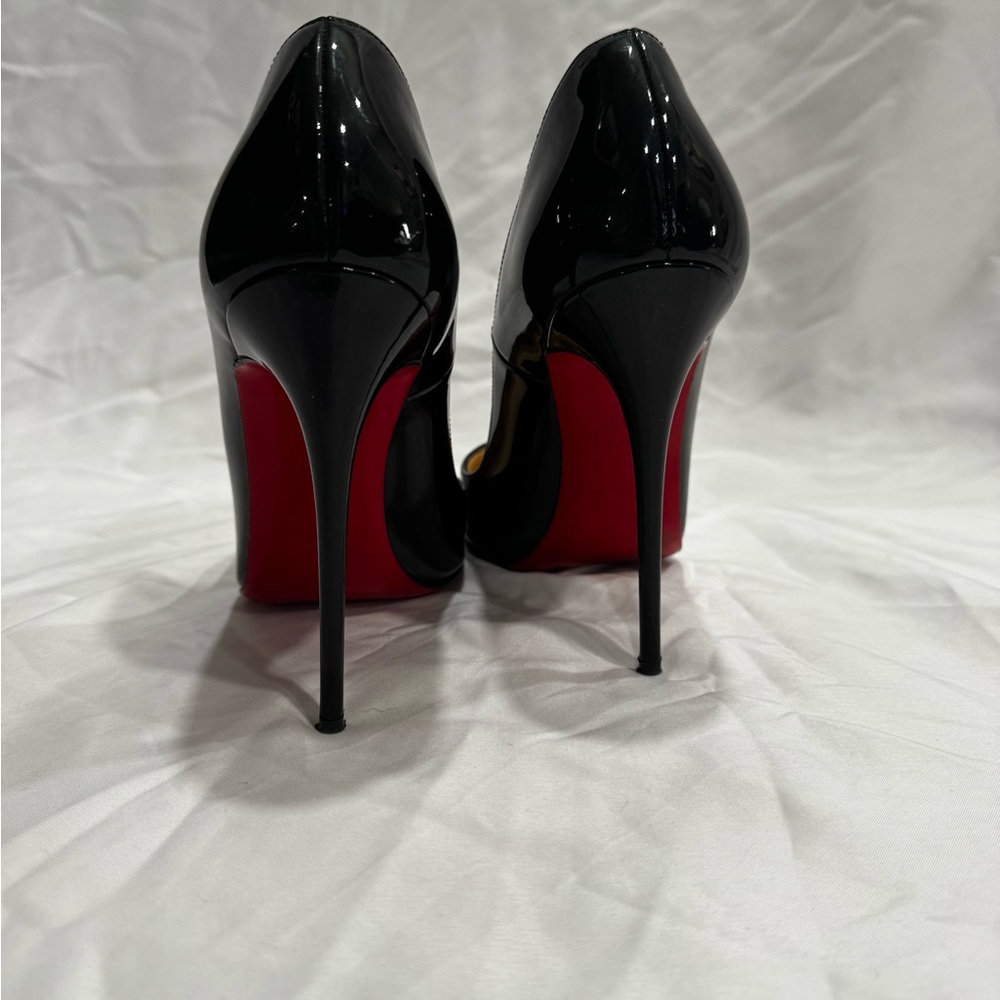 Christian Louboutin Black and Red Stiletto Heels